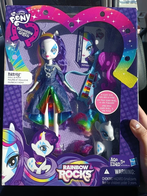 MLP MY LITTLE Pony Equestria Girls Rarity Rainbow Rocks NIB NEW $56.00 ...