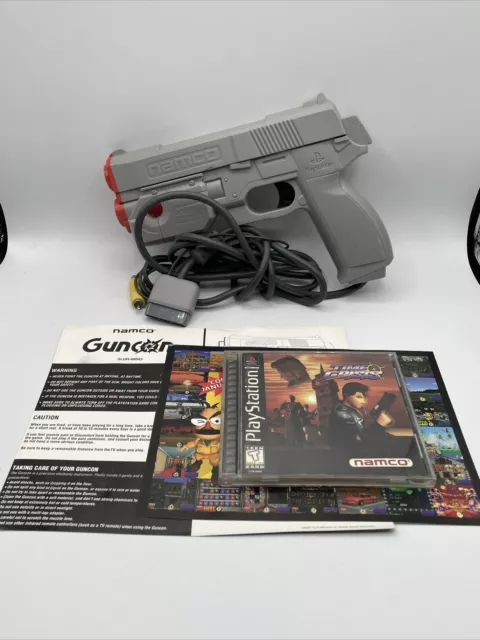 Ps1 - Time Crisis Plus Guncom Bundle Sony PlayStation 1 Complete #2606 3