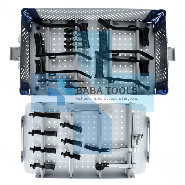 Caspar Micro Lumbar Discectomy Retractor Set of Spinal Surgery Instruments W/Box