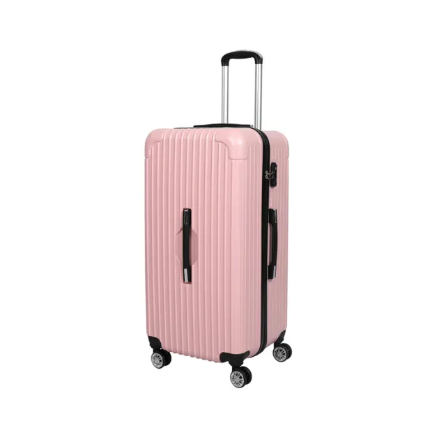 Slimbridge 30" Trunk Luggage Travel Suitcase Travelling Large TSA 4 Wheels Pink