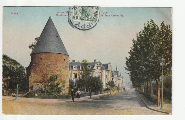 METZ - Moselle - CPA 57 - Rues - Tour Camouffle