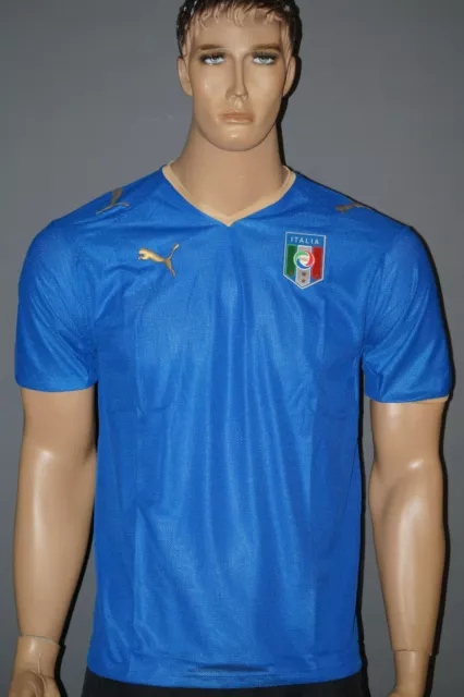 PUMA JNR Italia Italien Kids Home Shirt Euro 2007/8 Football Soccer Fussball