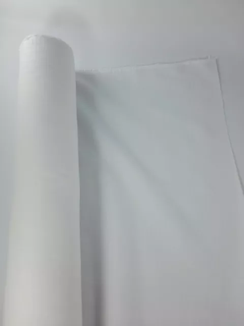 Woven Cotton Fusible Iron On Interfacing White Medium Weight Bagmaking Sewing