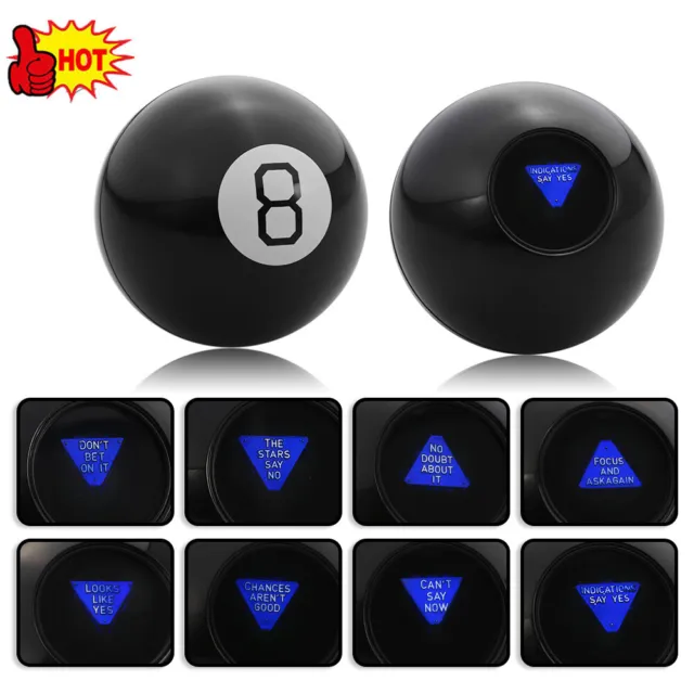 Black 8 Predict Magic Ball Party Prop Gift for Kids Fun Spherical Toy Portable d