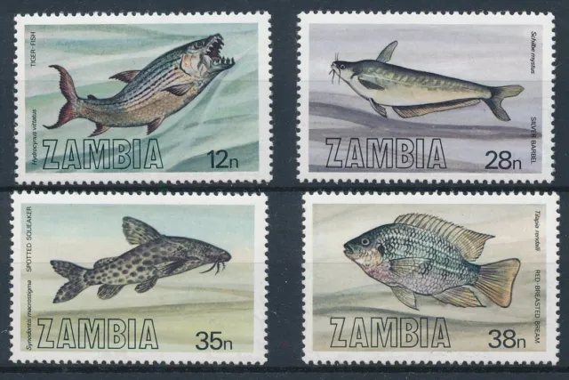 [BIN18492] Zambia 1983 Fish good set very fine MNH stamps