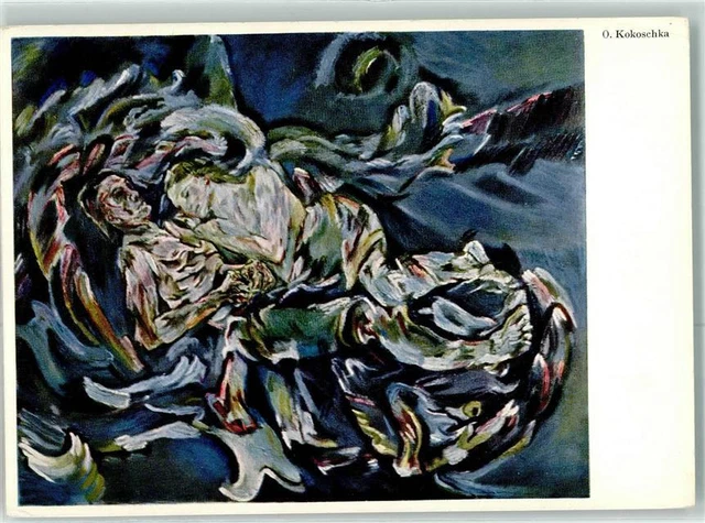39423006 - Basel Die Windsbraut sign.Oskar Kokoschka Kunstmuseum Nr.3841