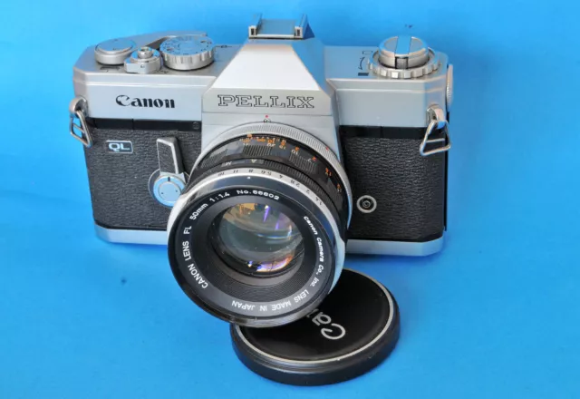 appareil photo reflex Canon Pellix +canon FL 1,4/50