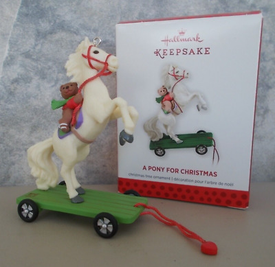 2013 Hallmark LE A Pony for Christmas Keepsake Ornament 16th in Series New