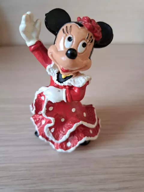 Minnie Mouse spanish handpainted  Figure Bullyland Disney Germany 80s vintage