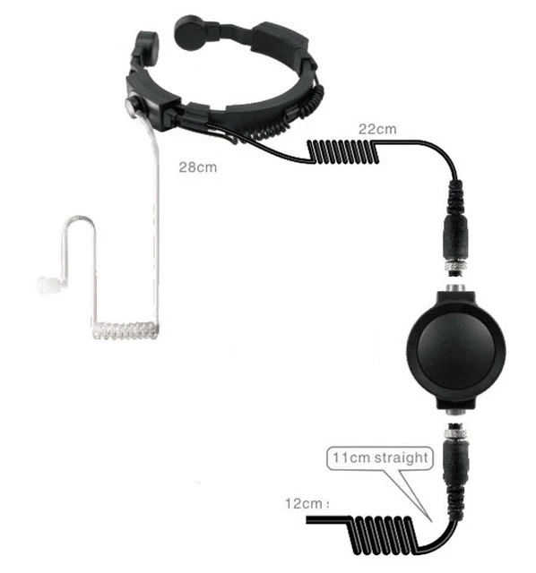 Cuffia Militare Midland Bow-M Evo K - Con Microfono Smontabile E Doppio Sistema D'Ascolto, Nero