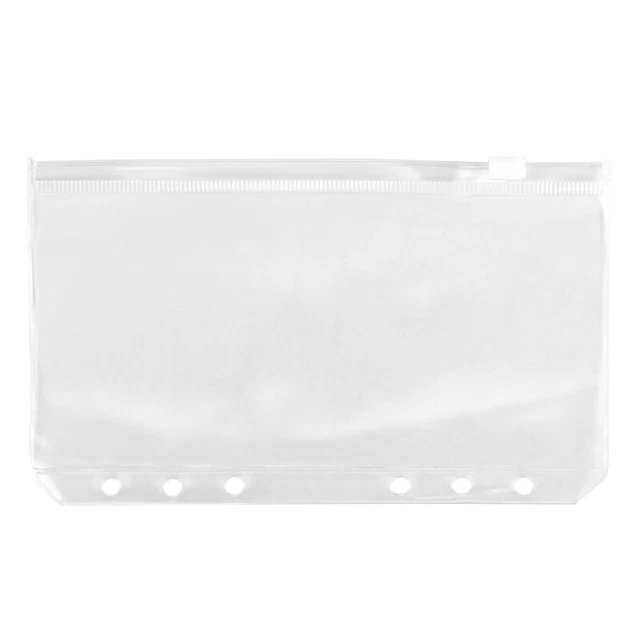 A6 Taille 6 Trous Pochettes de Reliure, Classeurs à GlissièRe, à FeuillesC9