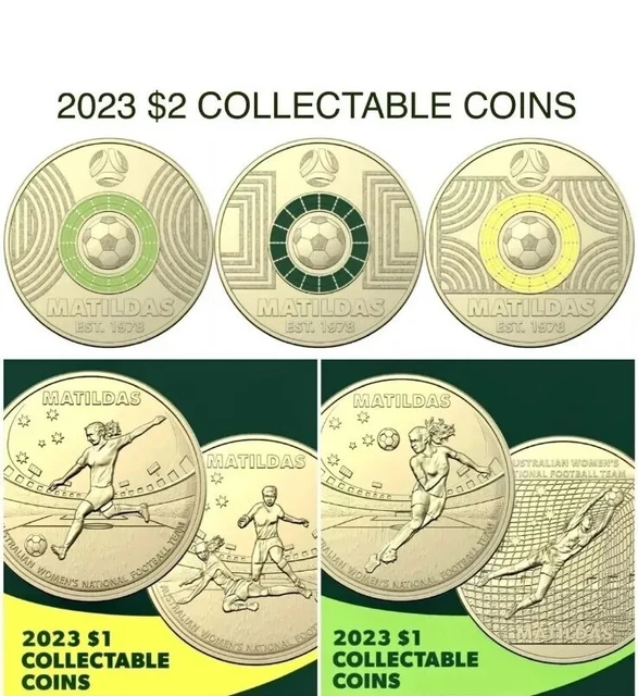 2023 MATILDA’S 2 And 1. 7 Coin Set. Comm Bank Woolworths Release. 35.00 PicClick AU