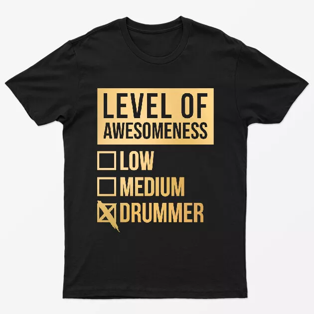 Drums Musician T shirts Drumming Drummers Bass Music Lovers Gift Unisex #M#P1#PR 7