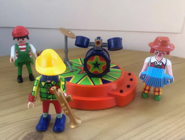 Playmobil Circus Musical Clowns 4231 Musical Platform Fully Working Circus Drums