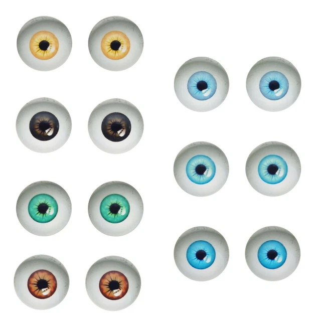 6-30 mm Drache böser Blick Rund Glas Cabochon Flache Rückseite Gewölbt Perle Schmuck Handwerk 3