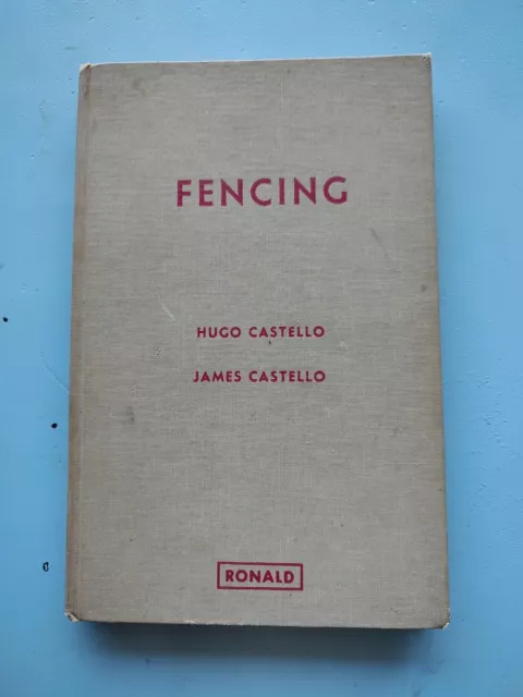 Vintage Fencing Book Foil Sword Duels Training Drills Hugo James Castello 1962