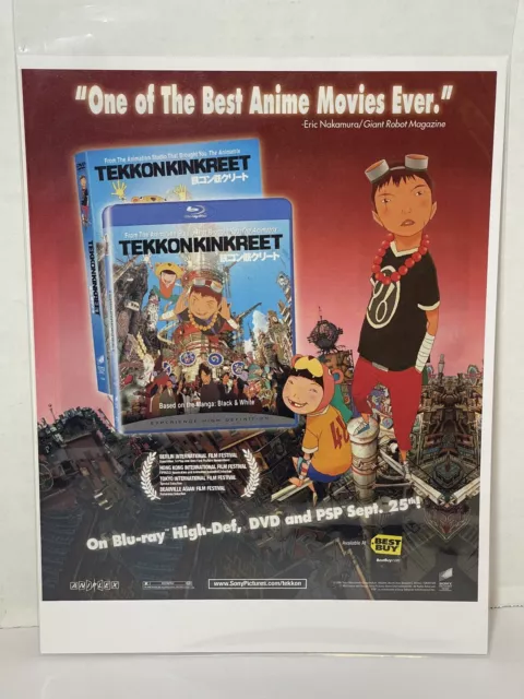 2007 Tekkon Kinkreet Anime Movie Print Ad/Poster Official DVD/Bluray Promo Art