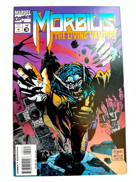 Marvel MORBIUS THE LIVING VAMPIRE (1995) #30 Low Print Run VF+ (8.5) Ships FREE!