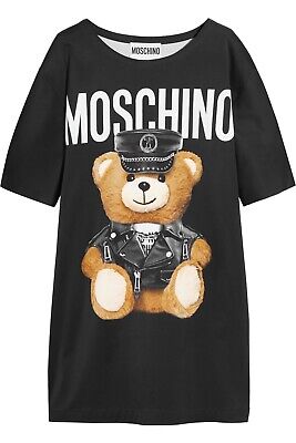 MOSCHINO TEDDY BEAR T-Shirt Black Mo$chino Not a Toy T-Shirt XS/S 