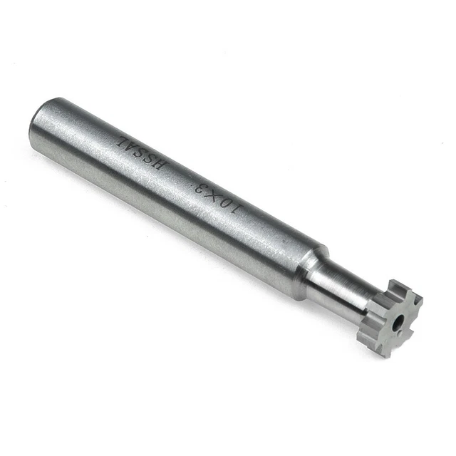 Premium Qualität HSS T Schlitzschneider mit 6 Flöten und 10 mm Schnittdurchmes