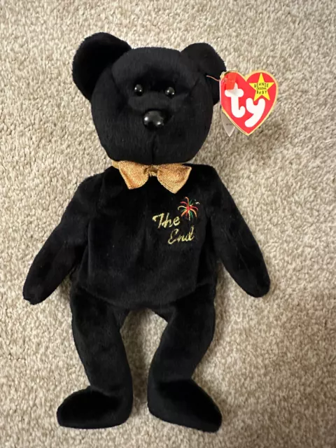 Ty RARE “The End” Beanie Babies Bear 1999