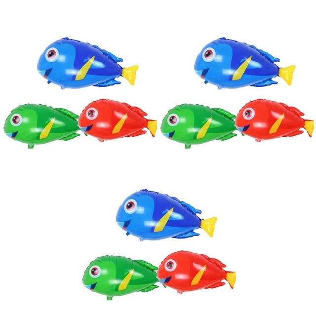 36 stücke Cartoon Aluminiumfolie Ballon tropische Fische Heliumballons für