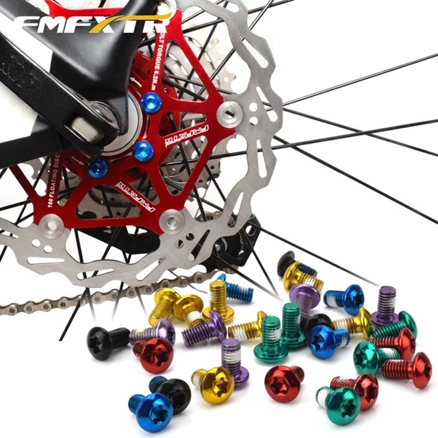 Viti rotore in acciaio inox mountain bike MTB confezione da 12 M5x9 mm T25 Torx