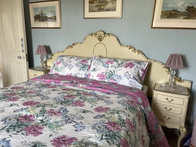 Nuevas Con Etiquetas £50 Pvp £17 Impresionantes Fundas De Almohada Edredón/Pr Laura Ashley ""Cosmos"" Superking