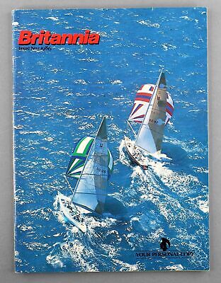 Britannia Airways Vintage Airline Inflight Magazine No.1 1986 Boeing 737-200