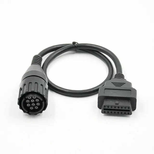 BMW Motorcycle ICOM-D 10 Pin to 16 Pin OBD2 OBDII Diagnostic Cable