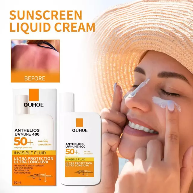 1X 50ML Anti-ageing LRP Anthelios SPF50+ Ultra Protection Invisible Fluid Cream.