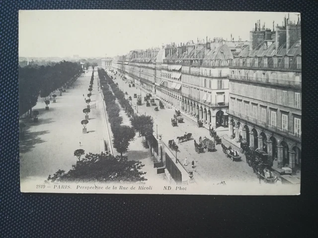 CPA 75 PARIS - Perspective de la Rue de Rivoli