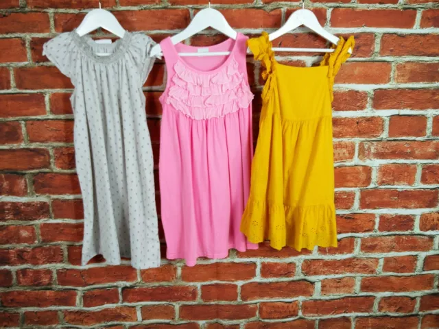 Girls Bundle Age 5-6 Years White Co M&S Next T-Shirt Sundress Summer Pink 116Cm