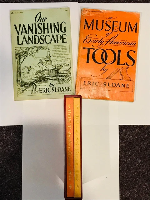 Eric Sloane ~ 4 ~ Books ~ Don't Do Landscape Museum Early American Tools