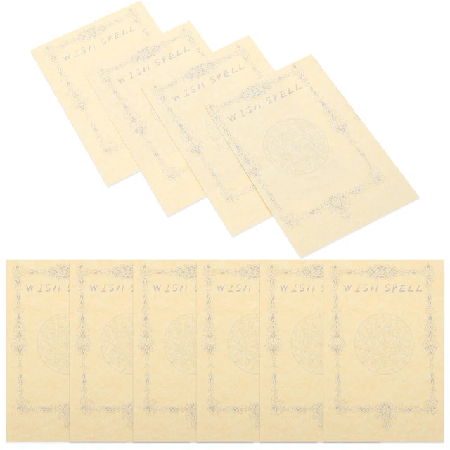 Carta Pergamena Naturale 8.5x11 – 50 Fogli, 24lb, Per Stampe E Scrittura