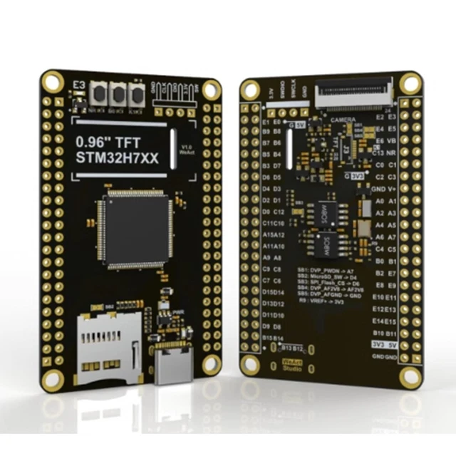 Scheda Di Sviluppo STM32H750VBT6 WeAct – Con Display 0.96” LCD E Camera OV2640, Interfaccia USB-C, Per Demo E Prototipi