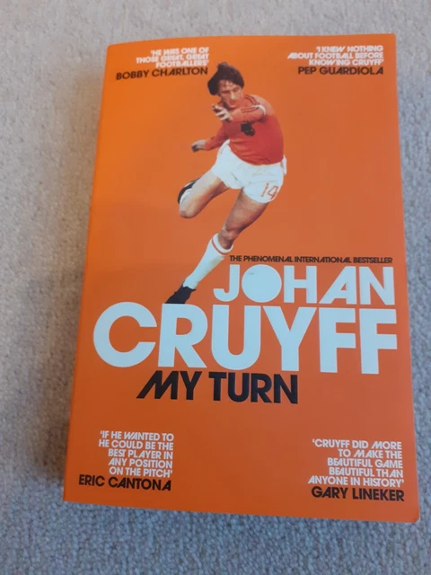JOHAN CRUYFF MY TURN die Autobiographie Taschenbuch 322 Seiten sehr guter Zustand