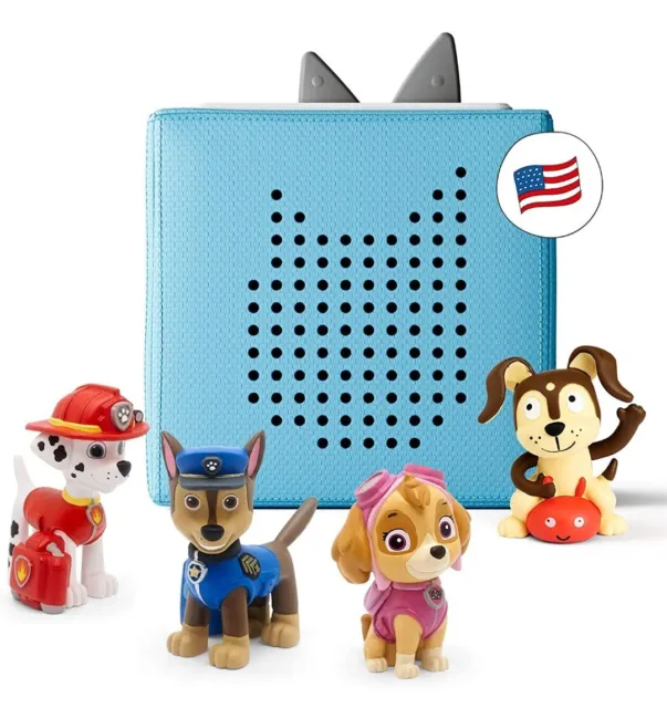 Paw Patrol Toniebox Audio Player Starter Set with Chase, for Kids 3+