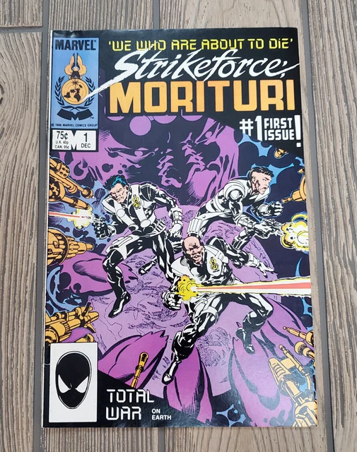 Strikeforce : Morituri Comic Book Issue #1 Marvel Comics 1986 First Issue
