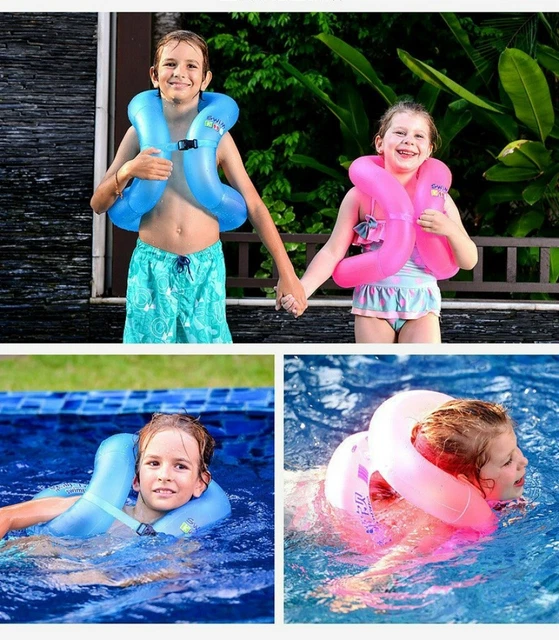 INFLATABLE KIDS ADULT Safe Vest Learn to Swim Inflatable Swimming Aid