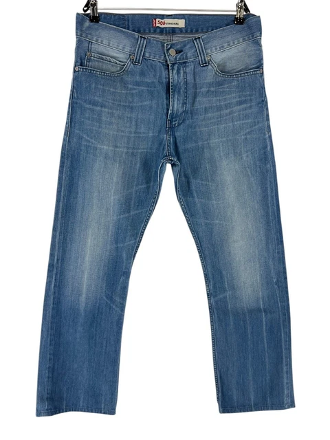 Jeans Levi's 511 Homme - Coupe Slim Regular - Taille W34 L34 - Denim Bleu - Occasion Très Bon État