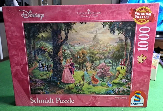 NEW THOMAS KINKADE Disney Sleeping Beauty Jigsaw 1000 Piece Schmidt ...