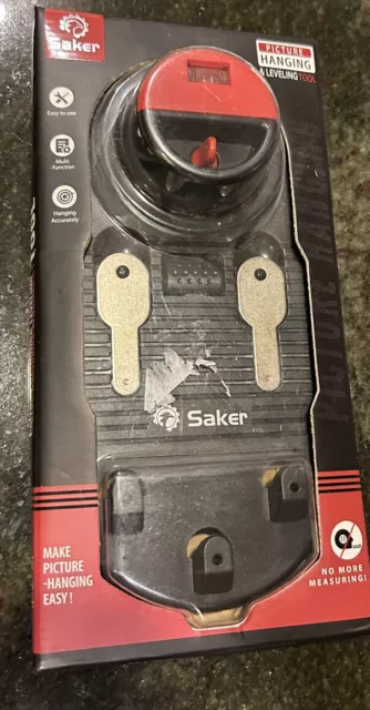 Saker Picture Hanging Tool Kit With Photo Frame Level Hanger
