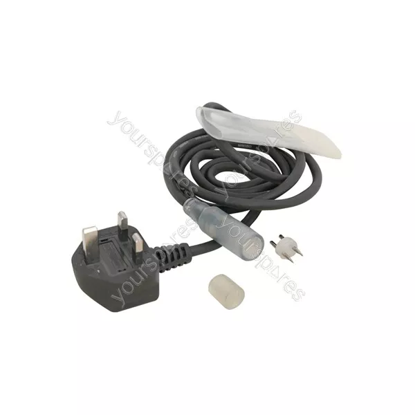 Lyyt 230V Rope Light Power Cable - with plastic sleeve and end cap (UK version)