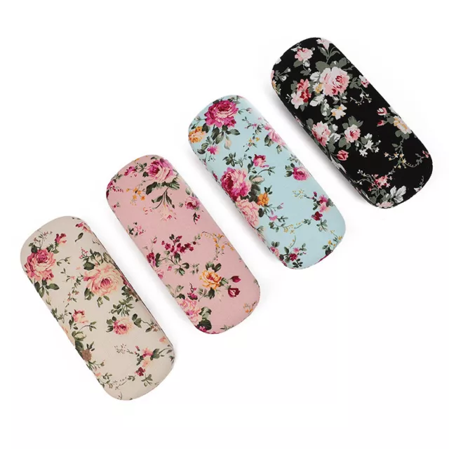 Floral Eye Glasses Case Spectacle Hard Box Container Protector Sunglasses Holder