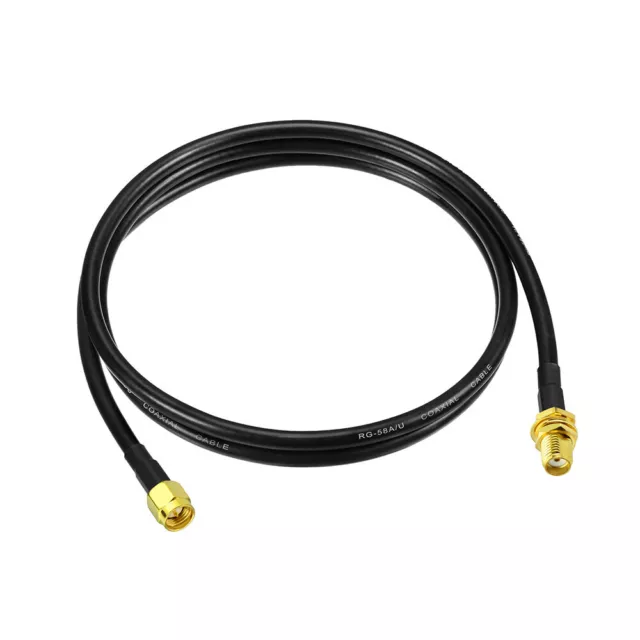 Antenna Extension Relocation Cable SMA RG58 1m for Ham Radio Kenwood BaoFeng
