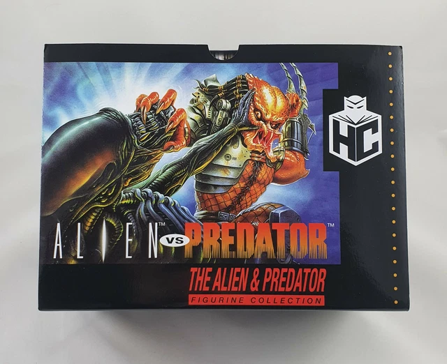 FIGURINES ALIEN VS Predator Boite Jeu Video SNES - Eaglemoss EUR 44,99 ...
