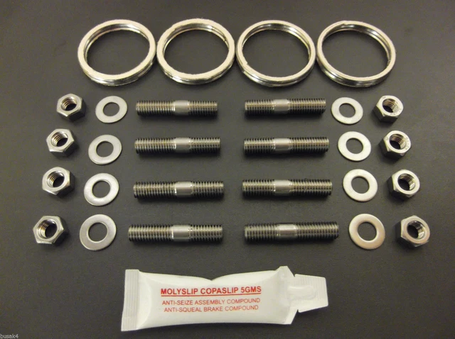 thumbnail image 2 of RaceTi Titanium Exhaust Studs M8 For Honda CBR1000RR 900RR CBR600RR VFR800 2 of 5