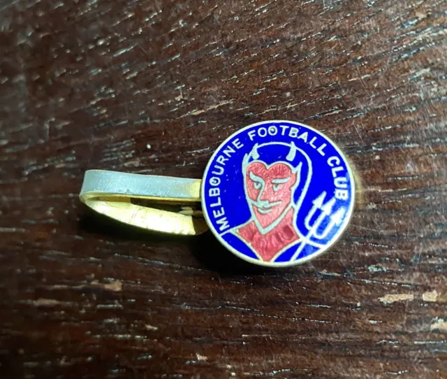 Melbourne Football Club Enamelled Tye Pin Badge