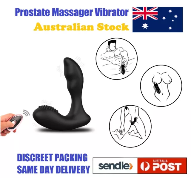 Prostate Massager Anal Plug USB Rechargeable Male G Spot Vibrator Adult Sex Toy